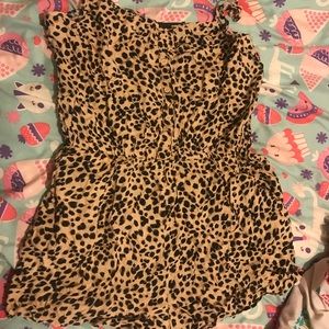 Cheetah romper